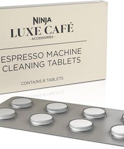 Ninja Luxe Café Espresso Machine Cleaning Tablets 8-Pack, Espresso & Coffee Machine Cleaner, XSKCLNTBL8PK