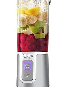 Ninja Blast Portable Blender, Cordless 18 Ounce Container, Personal Blender for Shakes and Smoothies, BPA Free, Leak Proof Lid, USB-C Rechargeable, White, BC151WHC (Version 2
