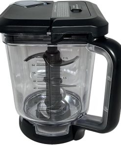 Ninja 72oz Pitcher with Blade Locking Lid Kit for AMZ012BL NN210 NN210C NN210Q Compact 4-in1 Blender System