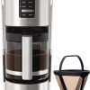 Ninja CFN602 Espresso & Coffee Barista System with Ristretto Function, Single-Serve Coffee & Nespresso Capsule Compatible, 12-Cup Carafe, Built-in Frother, Espresso, Cappuccino & Latte Maker 4