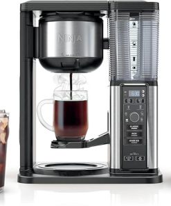 Ninja Hot & Iced, Single Serve or Drip Coffee System, CM300 (Renewed),10 cups