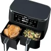 Ninja SP080 Foodi Digital Air Fry Countertop Oven with 6-in-1 Functionality, Flip Up & Away Capability for Storage Space, with Air Fry Basket, Wire Rack, Sheet Pan & Crumb Tray, Silver (Renewed) 4