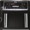 Ninja DoubleStack XL 2-Basket Air Fryer, Smart Cook System, DoubleStack Technology Cooks 4 Foods at Once, 10 QT, 6-in-1, Air Fry, Broil, Bake, Easy Meals, Easy Clean,Grey, SL401 (Renewed) 4