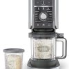 Ninja NC301H CREAMi Ice Cream Maker, for Gelato, Mix-ins, Milkshakes, Sorbet, Smoothie Bowls & More, 7 Programs, with (3) Pint Containers & Lids, Compact Size, Perfect for Kids, Black (Renewed) 3