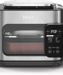 Ninja SFP700 Combi All-in-One Multicooker, Oven, & Air Fryer, 10-in-1 Functions, 15-Min Meals, Digital Display, Stainless Steel (Renewed), 14.92 x 15.43 x 13.11
