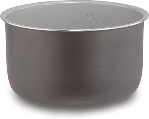 Ninja Foodi 6.5-qt. Ceramic Coated Nonstick Inner Pot, Compatible with all Ninja Foodi 6.5 qt. models, Dishwasher Safe Gray. 102FY300