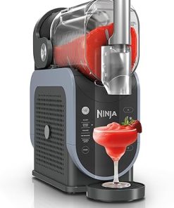 Ninja SLUSHi Professional Frozen Drink Maker with RapidChill Technology, Frozen Drink & Slushie Machine, 5 Preset Programs, Frozen Margaritas, Frappés, and More, Grey, FS301C, (Canadian Version)