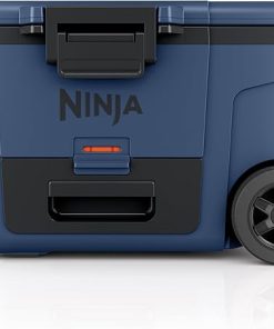 Ninja | Cooler | FrostVault 45QT Cooler with Wheels | Insulated with Temp Dry Storage Drawer | Keeps Ice Cold for Days | for The Beach, Camping, Picnics & More | Lakeshore Blue | FB245BL