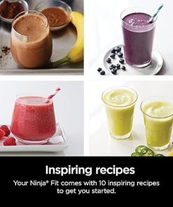 Ninja Personal Blender for Shakes, Smoothies, Food Prep, and Frozen Blending with 700-Watt Base and (2) 16-Ounce Cups with Spout Lids (QB3000SS) 2