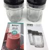 MUST READ Details – Compact Size – Ninja Chute Feed Lid Slicer Shredder Grater Discs for 40oz Bowl BL491 BL492 BL493 BL494 CT670V CT671AV CT672A CT672V Blender 4