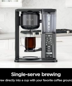 Ninja Specialty Coffee Maker, Hot & Iced Coffee, 6 Brew Styles, 8 Sizes, Small Cup to Travel Mug, 10-Cup Carafe, Fold-Away Frother, Permanent Filter, Removable Reservoir, Stainless Black, CM405A 2