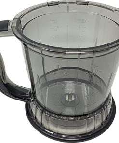 40oz Pitcher Bowl for Ninja Master Prep Food Processor QB700 QB750 QB900B QB1000 QB1003 QB1004 QB1005, Black 2