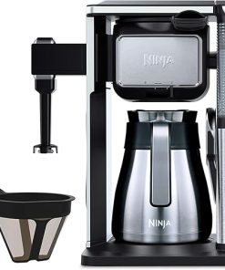 Ninja Coffee Bar Auto-iQ Programmable Coffee Maker with 6 Brew Sizes, 5 Brew Options, Milk Frother, Removable Water Reservoir, Stainless Carafe (CF097)