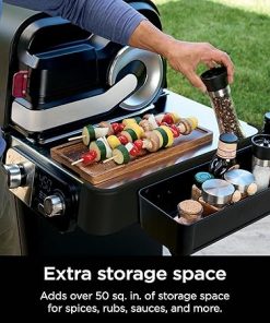 Ninja FlexFlame Upgrades Storage Caddy, Holds Up to 10lbs of Spices, Rubs & Cooking Utensils, Durable Modular Design, Extra Storage Space, Compatible with PG300 Series, XSKSTRGCADDY 2