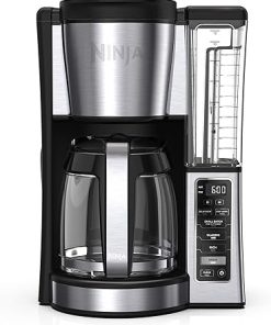 Ninja 12-Cup Programmable Brewer CE251 Coffee Maker, 60 oz, Black/Stainless Steel (Renewed)