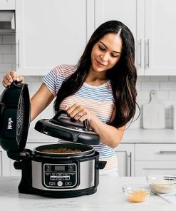 Ninja Foodi Programmable 10-in-1 5-Quart Pressure Cooker and Air Fryer – FD101 Stainless Steel (Renewed) 2