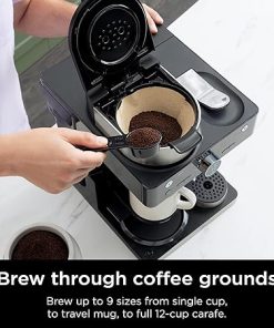 Ninja Espresso & Coffee Maker & Barista System, 3 Espresso Brew Styles, Single-Serve Coffee & Nespresso Capsule Compatible, Built-in Frother, Espresso, Cappuccino & Latte Maker, Black, CFN601 2