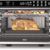 Ninja Air Fryer & Toaster Oven | Foodi Series, XL Pro Air Oven Kitchen Countertop Convection | 10-in-1 Functions | Fits a 5-lb Chicken & Sheet Pan of Vegetables | 1800 Watts | Stainless Steel | DT201