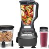 Ninja Food Processor, Professional Plus, 1000 Peak Watts, 4 Functions for Chopping, Slicing, Purees & Dough with 9-Cup Processor Bowl, 3 Blades, Food Chute & Pusher, Silver, BN601 3