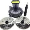 MUST READ Details - Compact Size - Ninja Chute Feed Lid Slicer Shredder Grater Discs for 40oz Bowl BL491 BL492 BL493 BL494 CT670V CT671AV CT672A CT672V Blender