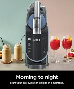 Ninja SLUSHi Professional Frozen Drink Maker with RapidChill Technology, Frozen Drink & Slushie Machine, 5 Preset Programs, Frozen Margaritas, Frappés, and More, Grey, FS301C, (Canadian Version) 2