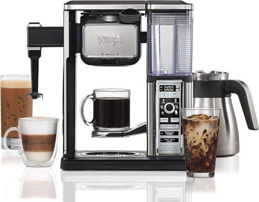 Ninja Coffee Bar Auto-iQ Programmable Coffee Maker with 6 Brew Sizes, 5 Brew Options, Milk Frother, Removable Water Reservoir, Stainless Carafe (CF097) - Image 2