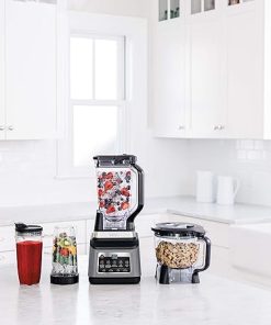 Ninja BN801C, Professional Plus Kitchen System With Auto-iQ, 72oz Pitcher, Black/Silver, 1400W (Canadian Version) 2