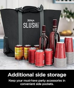 Ninja SLUSHi Travel Party Tote, Compatible with FS300 Series and FS299, Black, XSKTRVLBAGQ 2