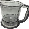 40oz Pitcher Bowl for Ninja Master Prep Food Processor QB700 QB750 QB900B QB1000 QB1003 QB1004 QB1005, Black