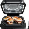 Ninja Foodi 5 In 1 Indoor Grill and Air Fryer with Surround Searing, Removable Grill Gate, Crisper Basket, Cooking Pot, and Smoke Control System 3