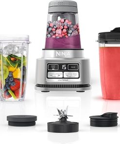 Ninja Blenders for Kitchen | Smoothie Blender, Mixer, Grinder - Premium Blending Performance for Sauces, Frozen Drinks, and More | 1200 Peak Watt Motor | SS101 Foodi Personal Smoothie Maker
