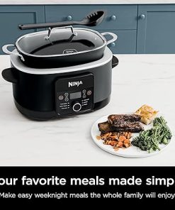 Ninja MC1010 Foodi PossibleCooker PLUS – Sous Vide & Proof 6-in-1 Multi-Cooker, with 8.5 Quarts, Slow Cooker, Dutch Oven & More, Glass Lid & Integrated Spoon, Nonstick, Oven Safe Pot to 500°F, Black 2