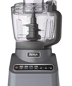 Ninja Professional Plus Food Processor 1000-Peak-Watts with Auto-iQ Preset Programs Chop Puree Dough Slice Shred with a 9-Cup Capacity and a Silver Stainless Finish (BN601C) – Canadian Version 2