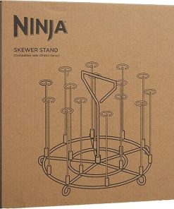 Ninja – AOP103BRN Ninja Foodi Skewer Stand, 1 piece, stainless steel 2