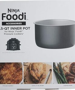 Ninja Foodi 6.5-qt. Ceramic Coated Nonstick Inner Pot, Compatible with all Ninja Foodi 6.5 qt. models, Dishwasher Safe Gray. 102FY300 2