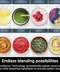 Ninja Detect Power Blender Pro + Personal Single-Serve, BlendSense Technology, For-Smoothies, Food and More, Compact Kitchen Countertop, 1800 P-Watts, 72 oz. Pitcher, (2) 24 oz. Cups, Black, TB301 2