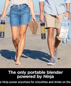 Ninja BC151BK Blast Portable Blender, Cordless, 18oz. Vessel, Personal Blender-for Shakes & Smoothies, BPA Free, Leakproof-Lid & Sip Spout, USB-C Rechargeable, Dishwasher Safe Parts, Black 2